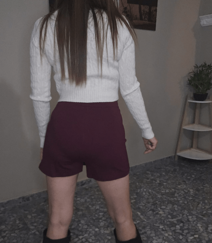 falda pantalon licra burdeos2