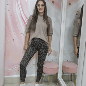 Leggins Barby Leopardo